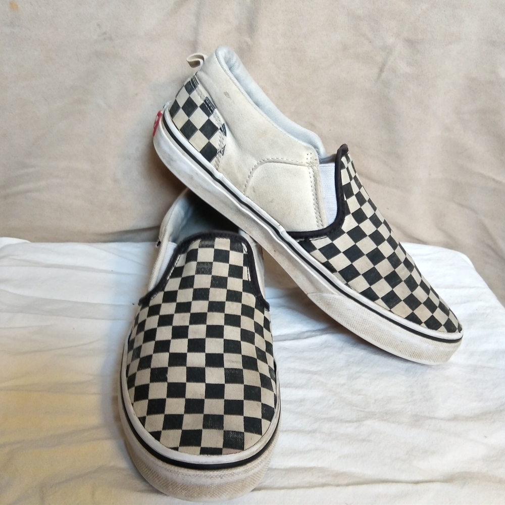Vans Slip On Checkerboard Skate Shoes